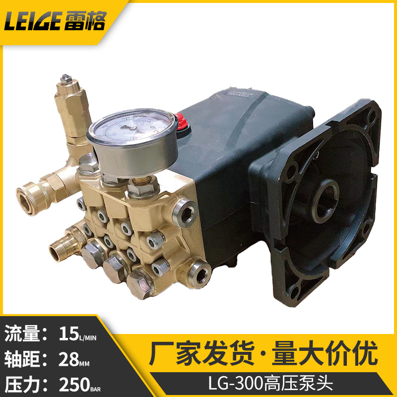 LG-300高压泵头/28轴/250BAR/15L/大法兰130