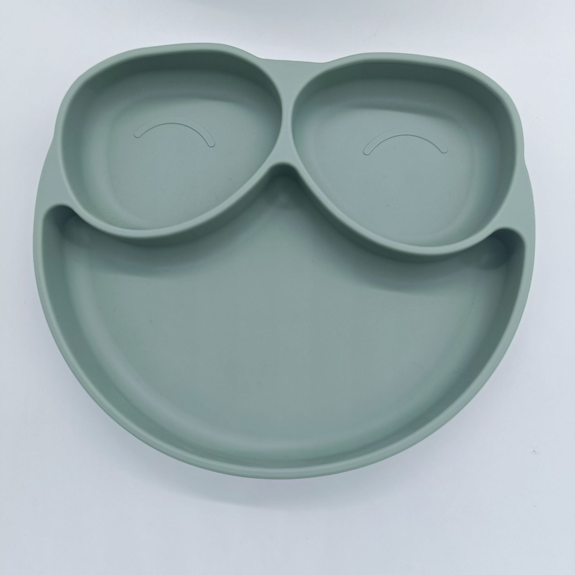 婴儿童硅胶吸盘式副食盘