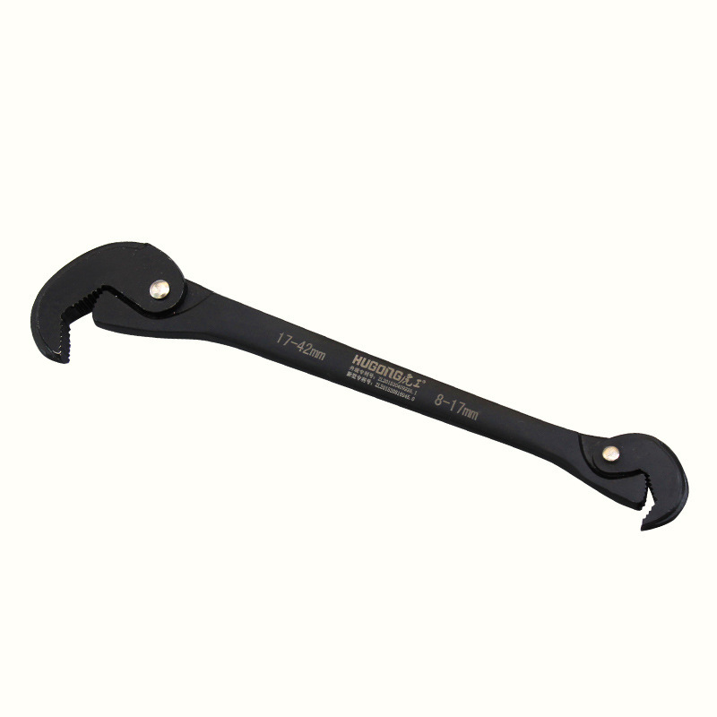 Llave universal multifuncional manual de doble cabeza rápida Llave de trinquete de gran apertura con llave universal de resorte