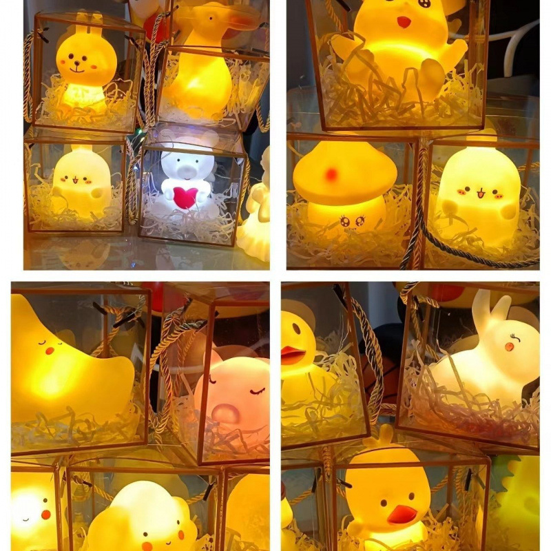 선물 상자 35세트 + 라피아 + 대형 야간 조명