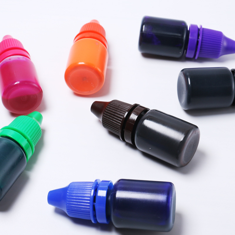 Color Photo -Minh Printing Oil Optimum Microbin Seal 10ml of Color Printing Oil Material Wholesale