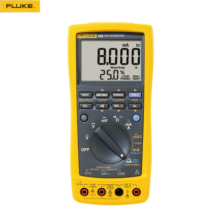 福禄克FLUKE787B/789手持式便携过程校验仪万用表