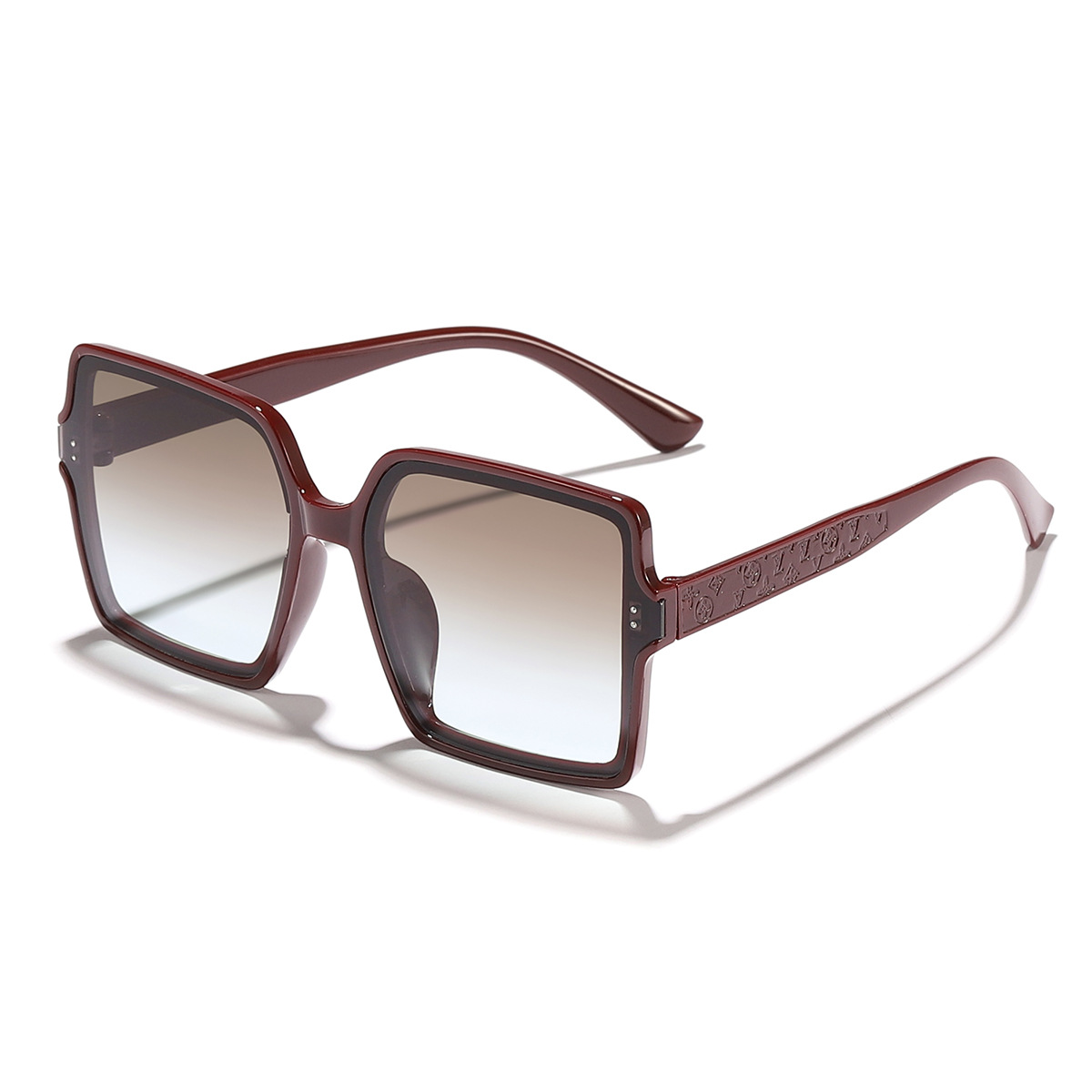 Marco rojo granate gris azul