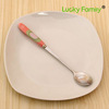 Cartoon fruit fork, mixing stick, cute tableware stainless steel