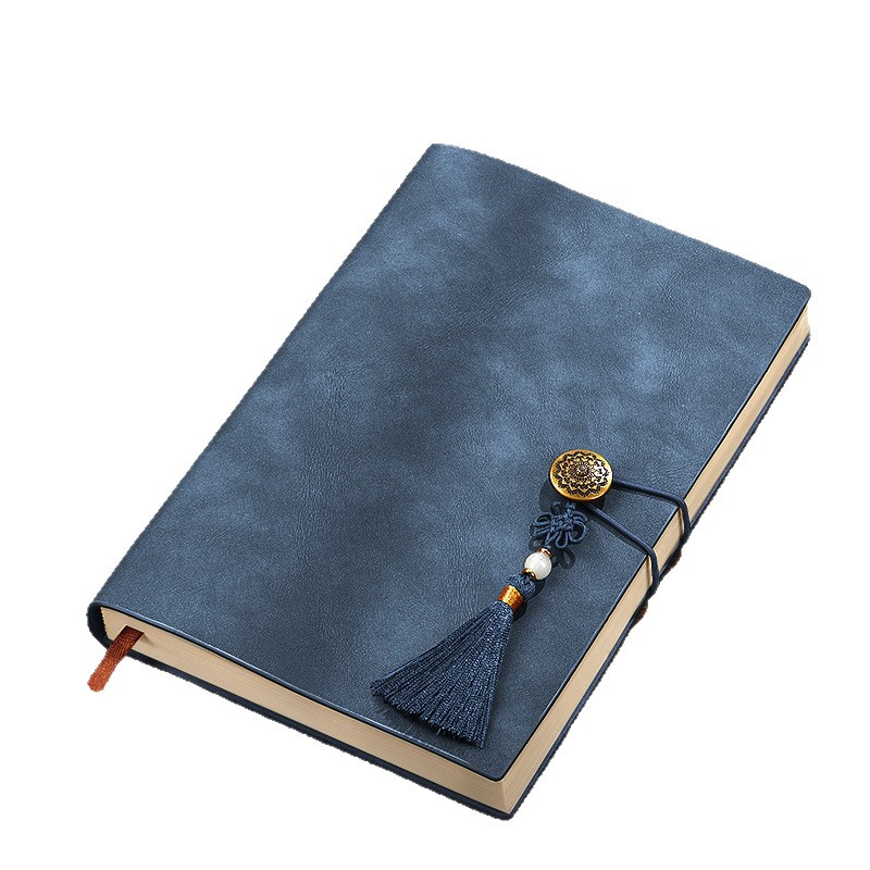 Cuaderno de negocios acompañante regalo caja de regalo set de piel de oveja USB bolígrafo de firma retro cuaderno puede imprimir LOGO