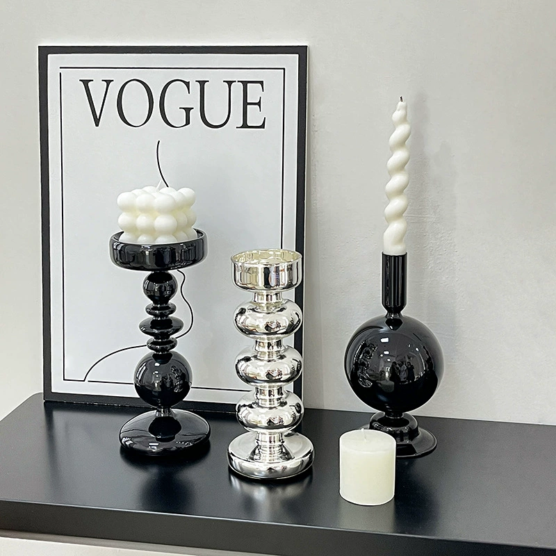 Современная легкая роскоши ветреная черная свеча украшения украшения Модельный номер