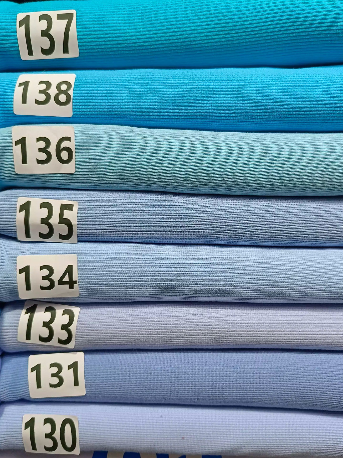 新品22罗纹袖口领口布料卫衣螺纹孕妇宝宝裤头裤脚罗纹半米价