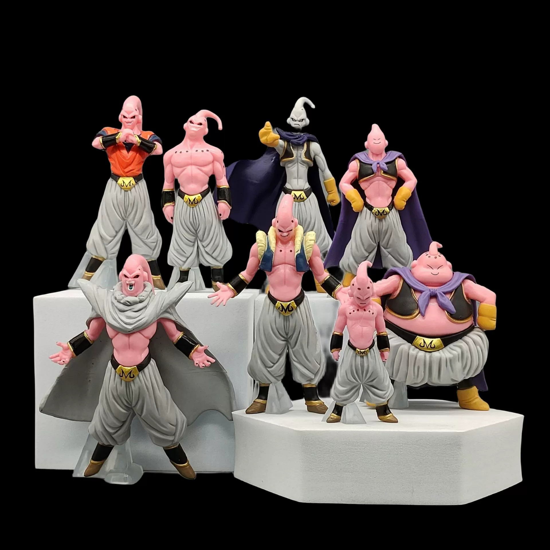 Коллекционная аниме-статуя Один за несколькими персонажами из One Piece, динамичная поза, детальная роспись, класс 9 см