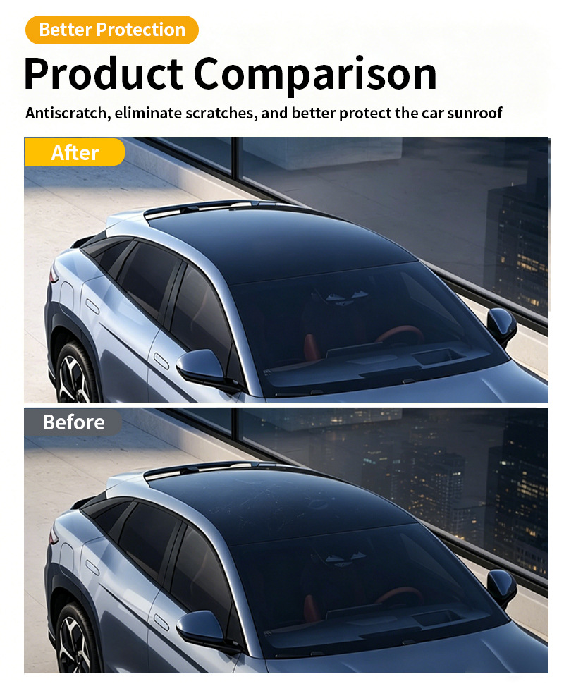 Cross-Border Exclusive Supply of Pre-Cut Tpu Sunroof Ice Armor Heat Insulation Ppf Suitable for Byd Hiace 07 (2024-up)