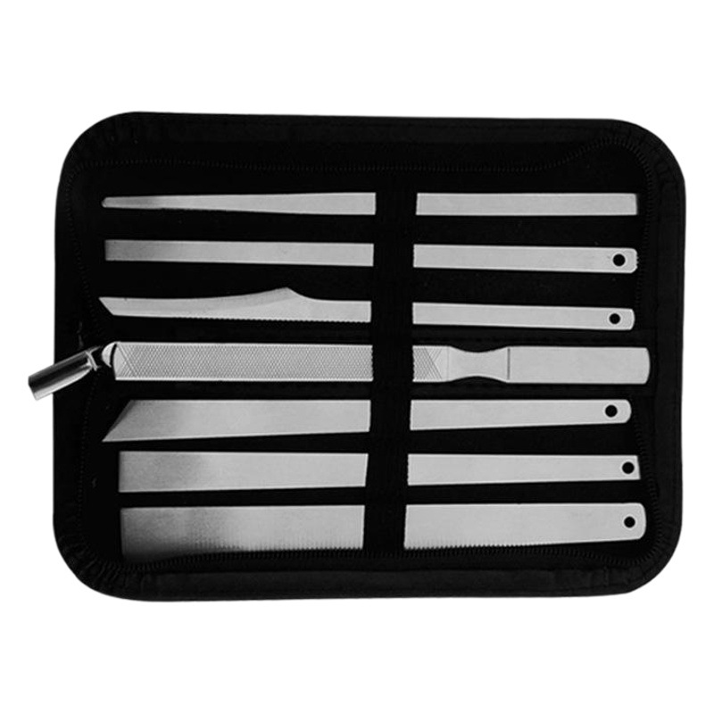 En stock cuchillo de pedicura de acero inoxidable de siete piezas para eliminar callos cuchillo de piel muerta herramienta de pedicura de tres cuchillos Yangzhou