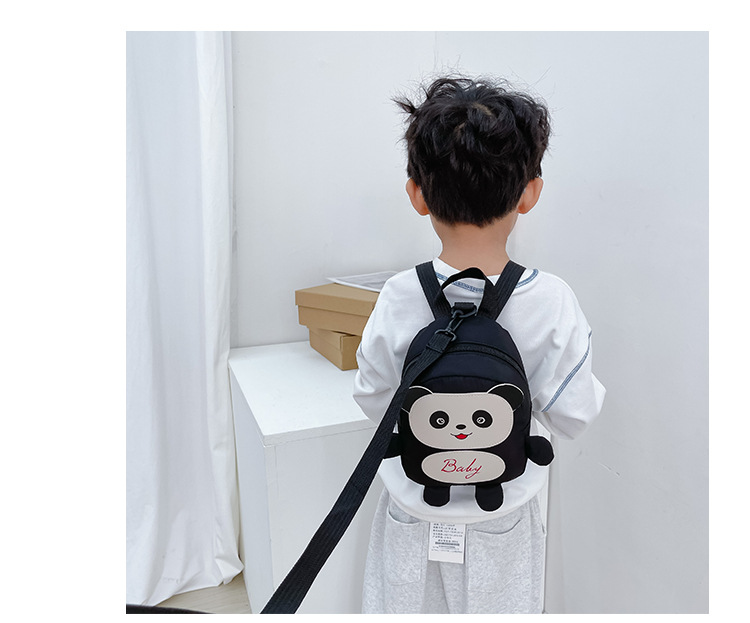 Kindergarten schoolbag for children, boys and girls, 1-3-5 years old, anti-wandering rope, cute frog, double-shoulder baby small backpack undefined
