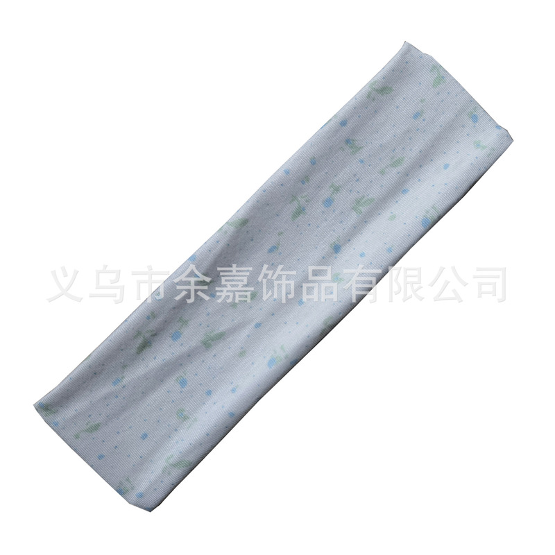 欧美瑜伽弹力头带运动健身跑步吸汗束发带韩版素色头饰头巾发箍|undefined