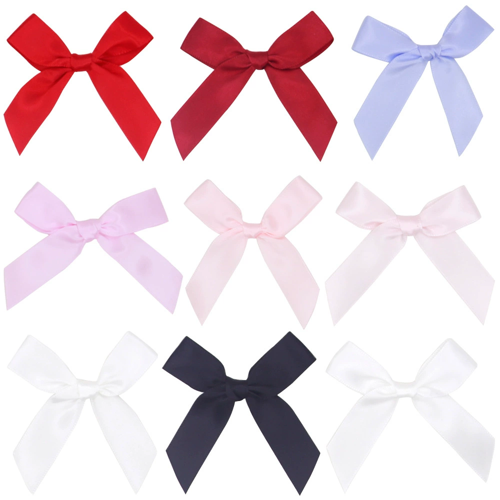 В наличии Прямые продажи 2 см полиэстер с бантом нижнее белье носки аксессуары для одежды подарочная упаковка DIY лук