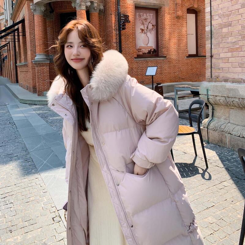2024 new chubby girl plus fat increase Korean version of plus size pregnant women over the knee long loose down jacket women's plus size 2412 2024 new chubby girl plus fat increase Korean version of plus size pregnant women over the knee long loose down jacket women's plus size 2412