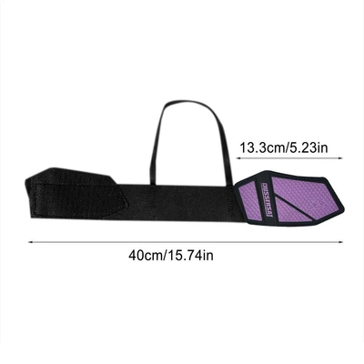 Motorcycle Safety Supplies Shift Cover, Anti-Slip Riding Shoe - polygonal-motorcycle-foot-covers-dussersat-black-background-purple