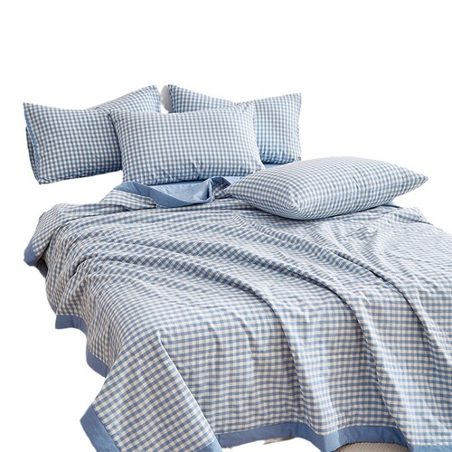 100 miles away pure cotton summer quilt air-conditioned quilt summer cooling quilt pure cotton double single machine washable summer thin quilt core