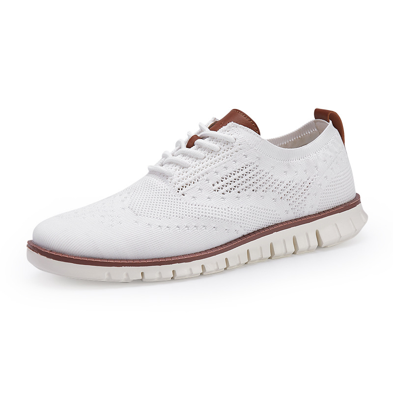 Zapatos casuales para hombre, nuevos modelos 2026, zapatos de malla transpirables para otoño, mocasines británicos de moda, zapatos de vela, zapatos deportivos de talla grande