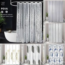 Shower curtain waterproof mildew thickened room浴帘防水1