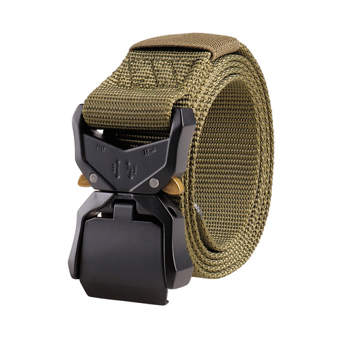New quick release aluminum alloy buckle nylon belt men's cobra tactical belt outdoor sports belt