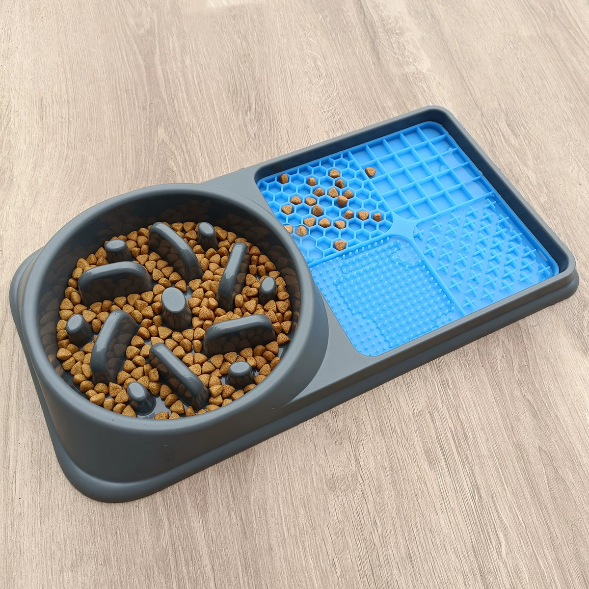 Amazon Новая миска для собак Pet Lick Mat Миска для медленный корм для собак Анти-удушье Кошка Анти-опрокидывание пищевых принадлежностей