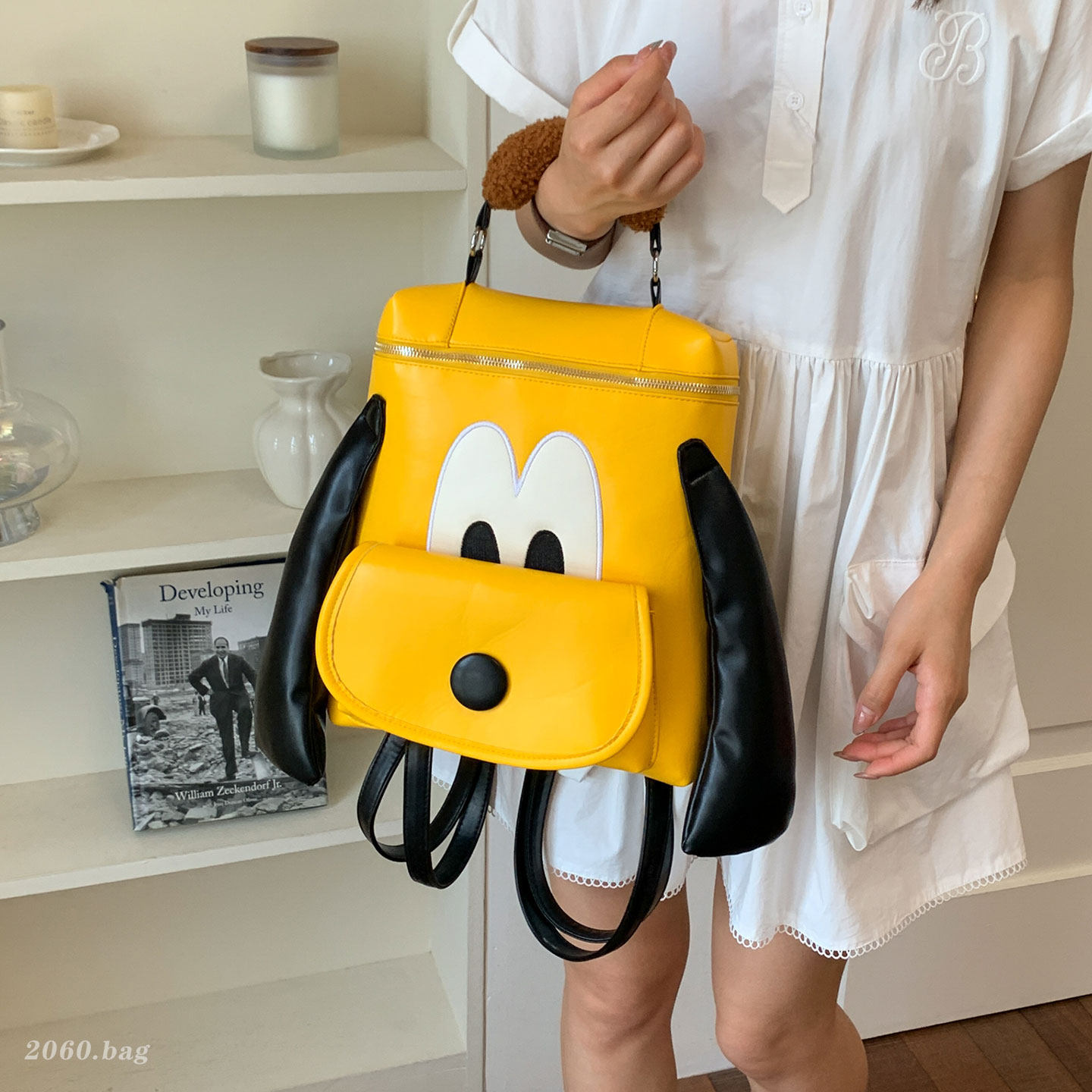 Mochila encantadora de estilo extranjero 2026 mochila casual de dibujos animados para estudiantes de clase nueva gran capacidad