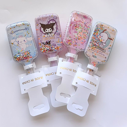 Cross-border foreign trade cute little girl children's comb KT cat air cushion comb cartoon Sanrio big-eared dog hair salon airbag comb