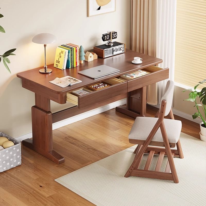 Homework Adjustable Desk Junior High School Children's Study Table Girls Bedroom Table Men's Solid Wood Primary School Student Desk Home Homework Adjustable Desk Junior High School Children's Study Table Girls Bedroom Table Men's Solid Wood Primary School Student Desk Home