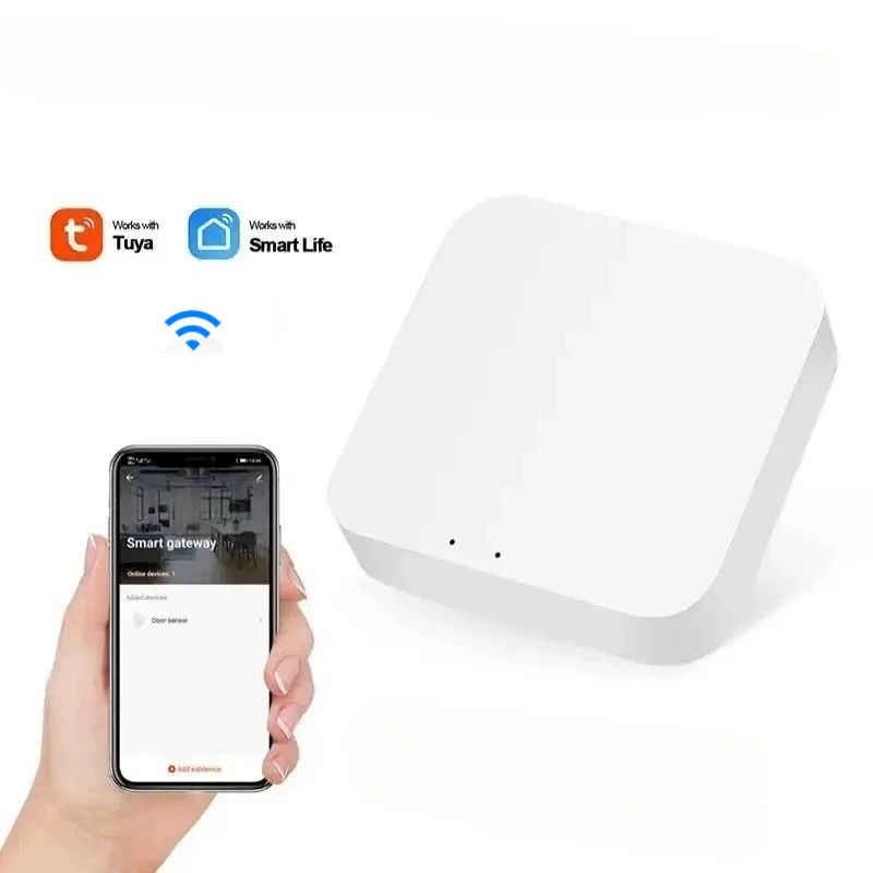Умный шлюз Tuya Zigbee: беспроводное подключение, управление несколькими устройствами, удалённое управление, умное управление домом