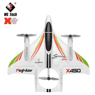 Weili X450 six-channel fixed-wing model aircraft foam aircraft brushless vertical take-off and landing stunt remote control aircraft