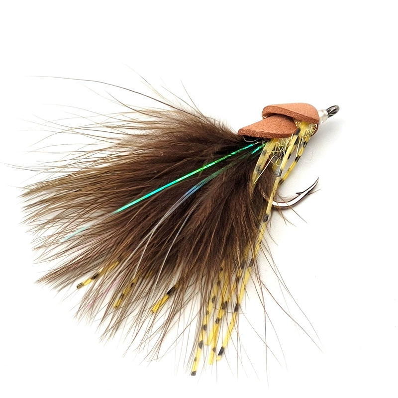 Новый LY053 лента для рыбалки Ribbon Fly Fishing приманка мушка крючок из пёра бионическая приманка
