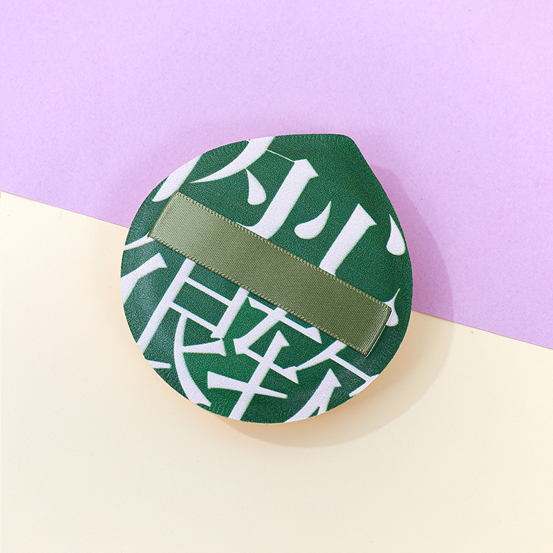 Cojín de aire polvo soplo grande polvo seco soplo esponja polvo puff algodón caramelo 100 puntos sin maquillaje en polvo húmedo y seco de doble uso al por mayor