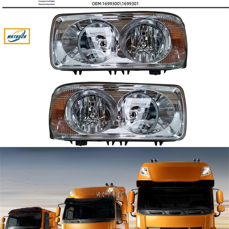 Faros delanteros 1699300/1699301 para accesorios de faros de camiones de la serie DAF XF