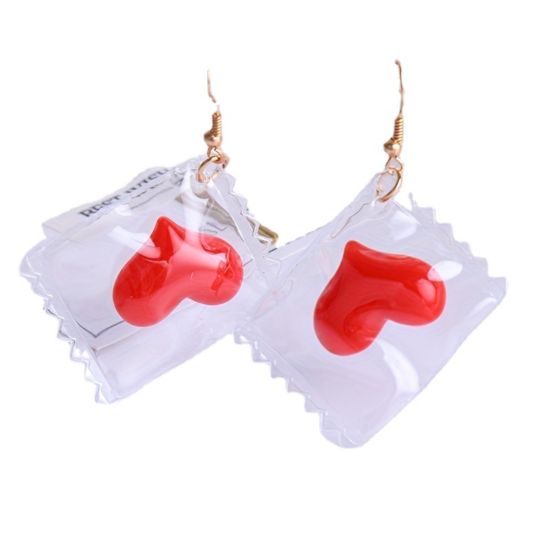 Oversized Sculptural Clear Acrylic Clip-on Earrings Modern Design_voghion.com