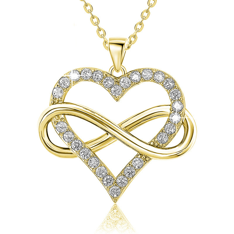 Collier d'amour infini X01 [Or]