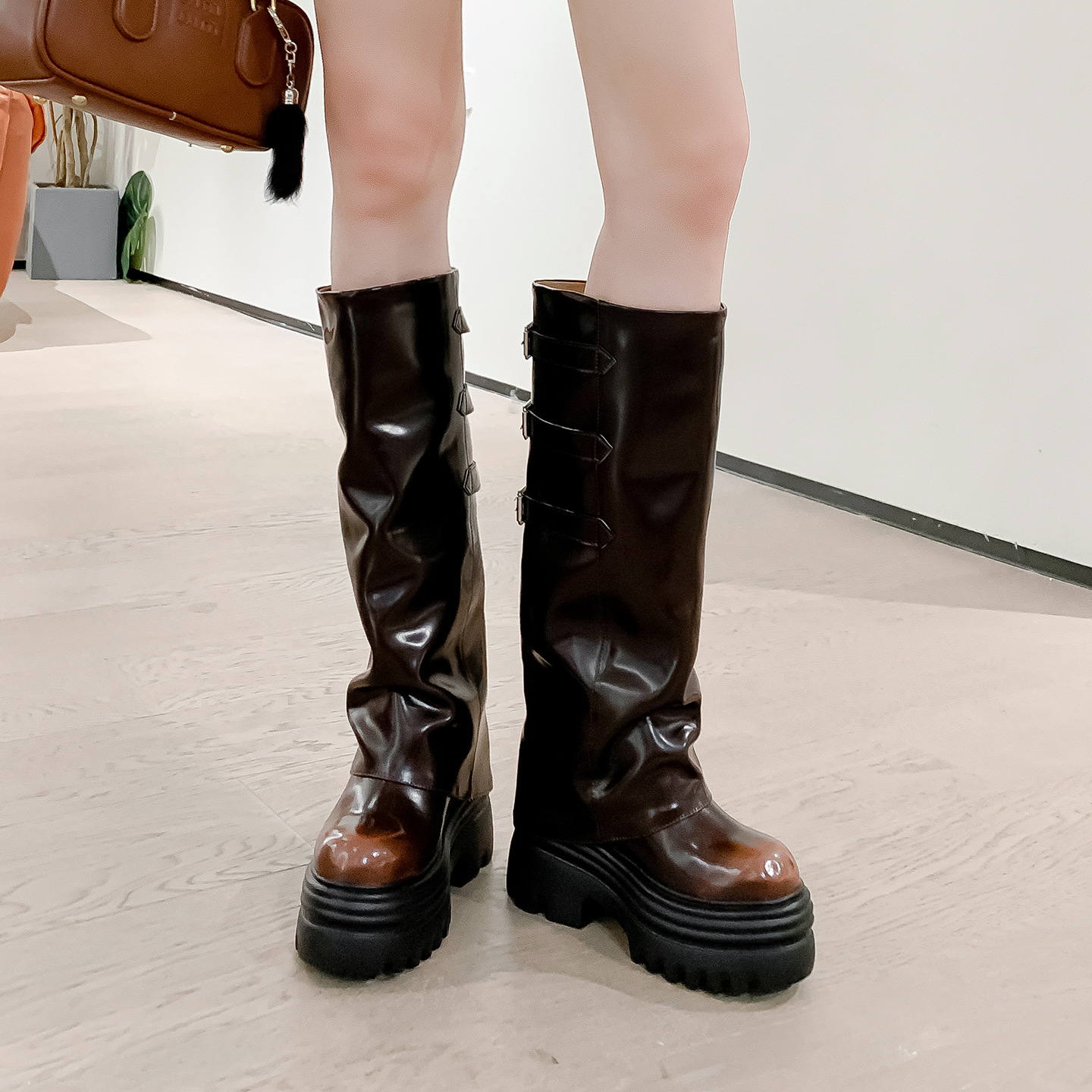 Lớp lót đơn màu nâu 12cm