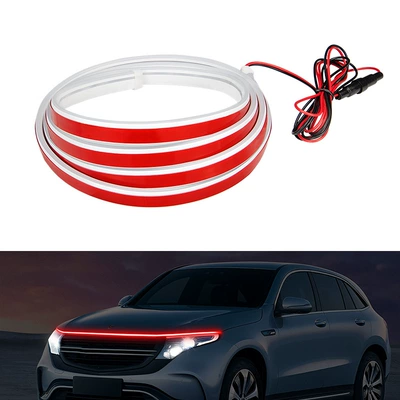 Avtomobil DRL Kapot İşığı Mühərrik Kapotu Dekorativ İşıq LED Dəyişdirilmiş İşıq