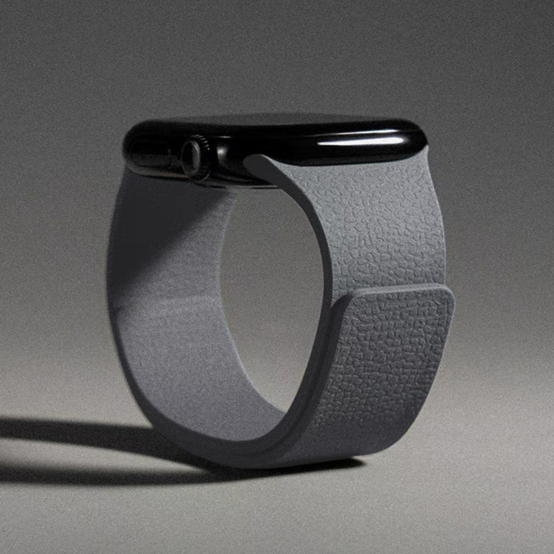 Apple iwatchs10 Huawei gt5 Samsung Xiaomi s4 ライチパターン gt6 シリコンソフト磁気吸着 s11 時計ストラップに適しています。|undefined