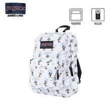 JS杰斯双肩包书包背包电脑包男女学生简约纯色校园旅行防水大容量