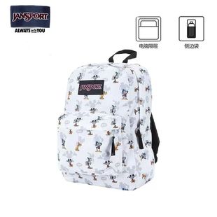 JS Jess Backpack Backpack Backpack Computer Bag Simple Solid Color Campus Travel Waterproof Large Capacity for Men and Women Students