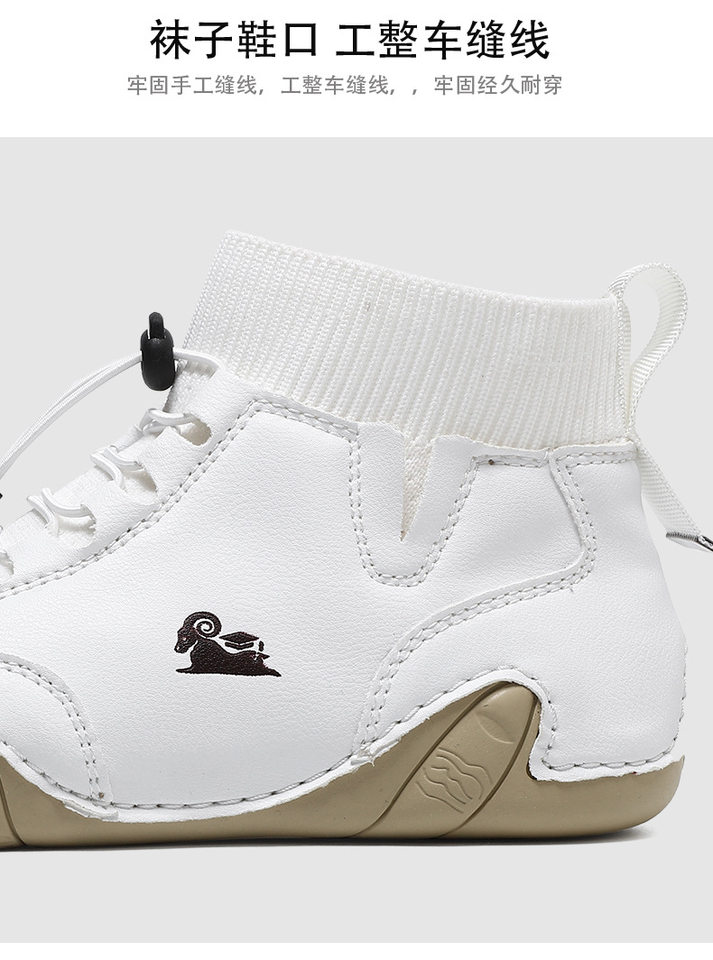 Bốt Martin cổ cao unisex dáng thể thao, đế bằng, mũi tròn — C8005 kaki, C8005 màu xám, C8005 màu đen, C8005M kaki lót nhung chi tiết 6