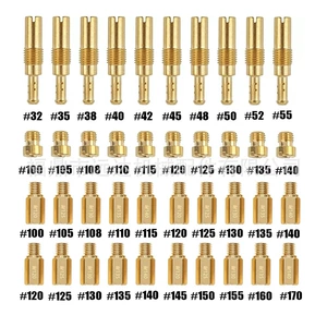 40Pcs Pwk Pe Cvk Carburetor Main Amount Holemain Jet Main and Auxiliary Fuel Injector and Idle Speed Measuring Hole