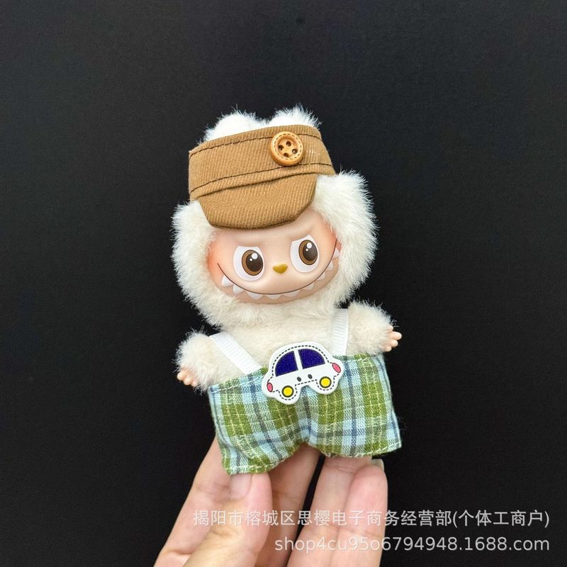 仅衣服适用四代心底密码4.0拉布布娃衣mini版Labubu迷你公仔套装|undefined