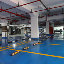 橡胶车位挡车器车库车轮定位器止退阻车器橡塑限位器倒车止退地挡