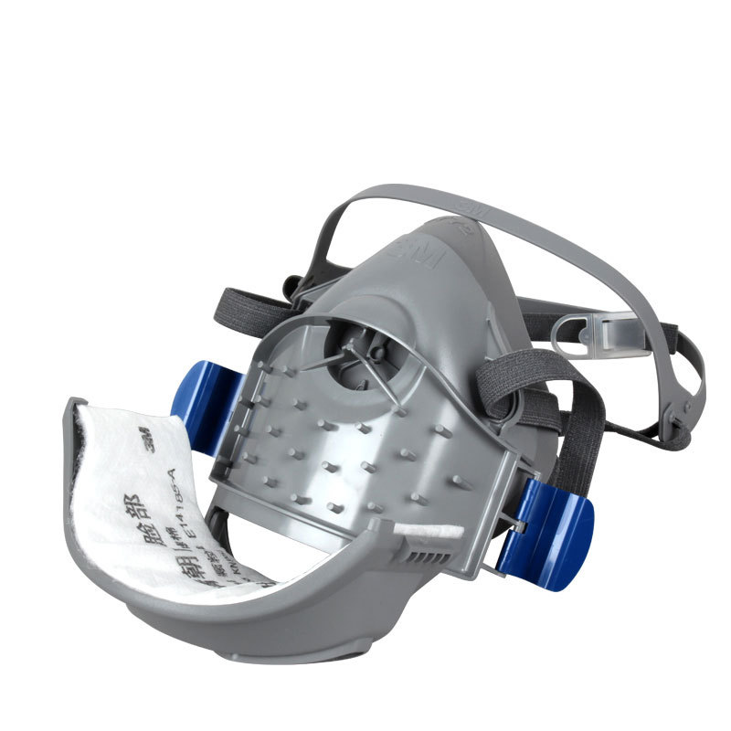 3m7772 con 7744 máscara de polvo confortable PM2.5 máscara de polvo industrial de mina de carbón pulido de polvo