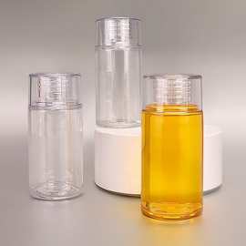 现货跨境30ml护发精油瓶50ML精华液瓶旅行分装瓶高透厚壁PET瓶