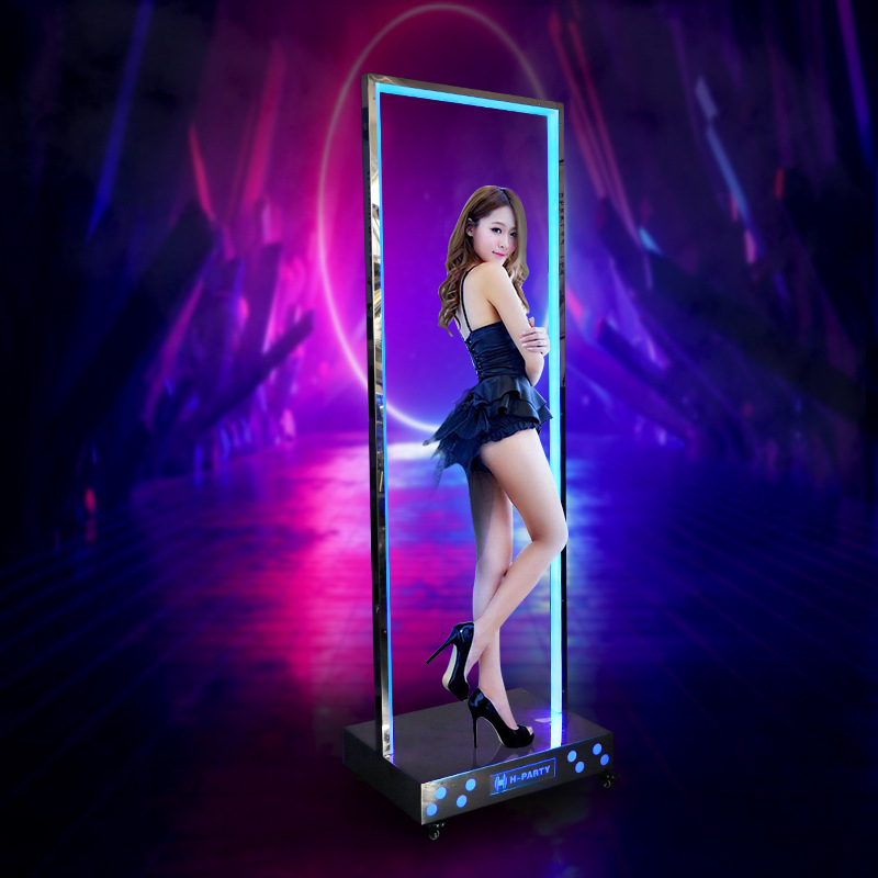 LED移动带轮酒吧夜场激光点舞台KTV迪吧发光美女DS跳舞台点舞道具