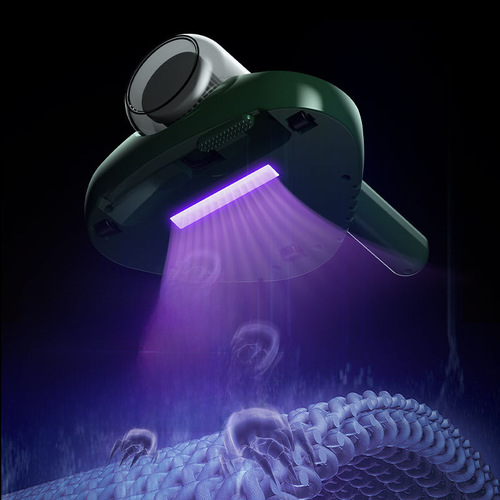 UV Sterilization Mite Remover Vacuum Cleaner for Sofa Bed Wireless Charging Small Handheld Household Dormitory Mite Remover