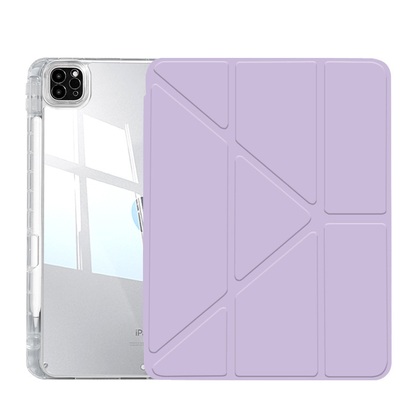Ipad保護カバーair 4/5皮カバーmini 6アクリルペン付きスロット7/8/9/10世代3 y保護ケース|undefined