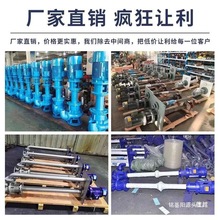 YW液下泵防爆立式不锈钢排污泵单管双管无堵塞污水长杆泵厂