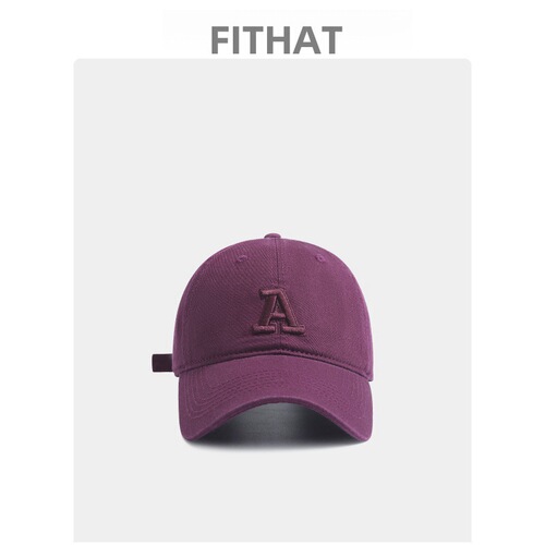 Korean Embroidered A-letter Cap for Women, Soft Top, Face-Smoothing, Versatile Casual, Japanese Style, Duckbill Hat for Men, Ins Trendy Brand